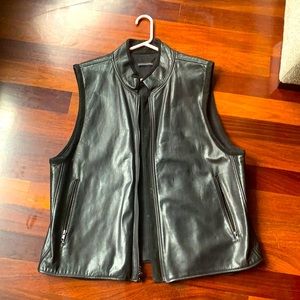 Nick + Campbell leather vest